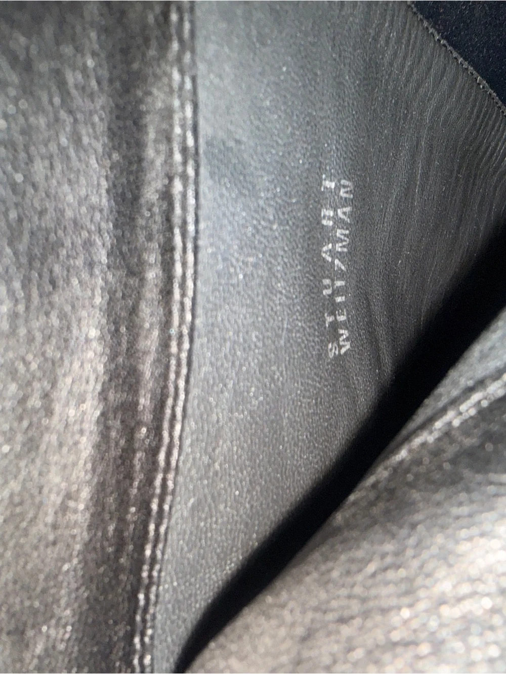 Stuart Weitzman 5050 Over-the-Knee Black Stretch Boots